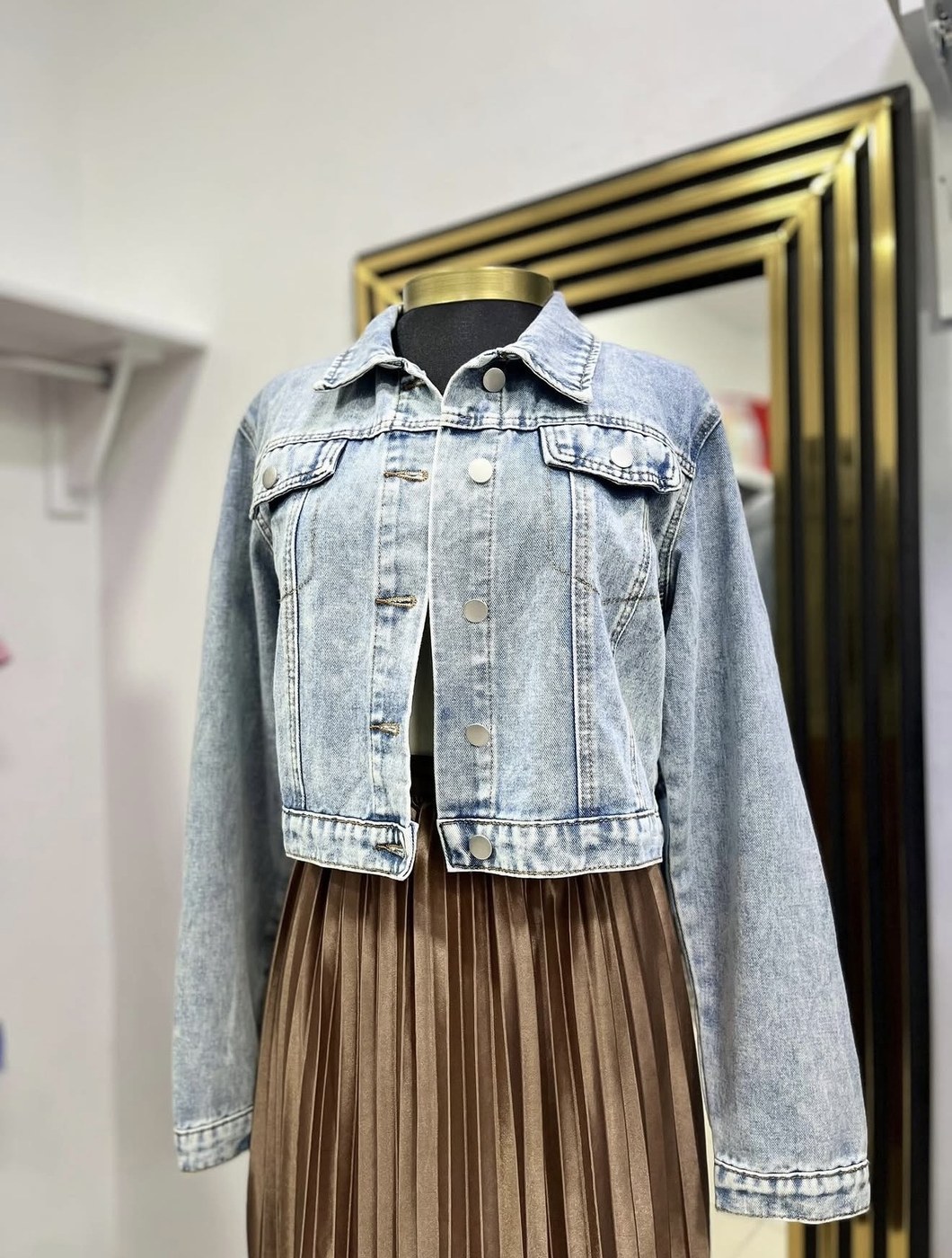 Chaqueta denim clásica